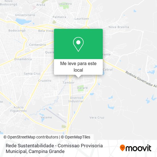 Rede Sustentabilidade - Comissao Provisoria Municipal mapa