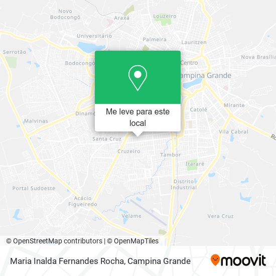 Maria Inalda Fernandes Rocha mapa