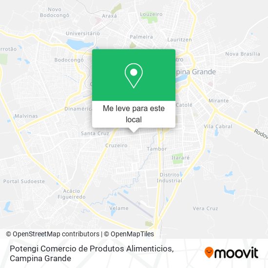 Potengi Comercio de Produtos Alimenticios mapa