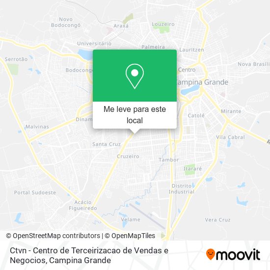 Ctvn - Centro de Terceirizacao de Vendas e Negocios mapa