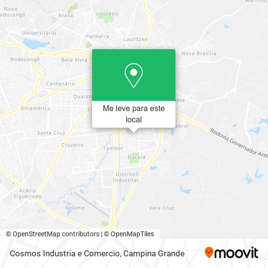 Cosmos Industria e Comercio mapa