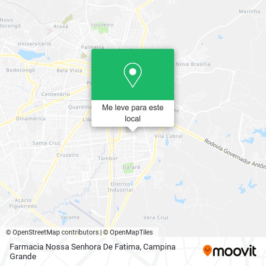 Farmacia Nossa Senhora De Fatima mapa