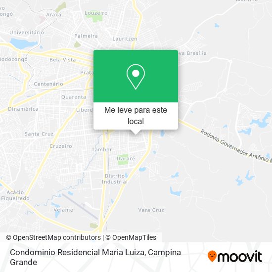 Condominio Residencial Maria Luiza mapa