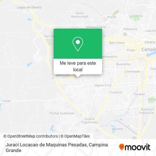 Juraci Locacao de Maquinas Pesadas mapa