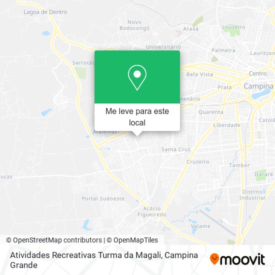 Atividades Recreativas Turma da Magali mapa