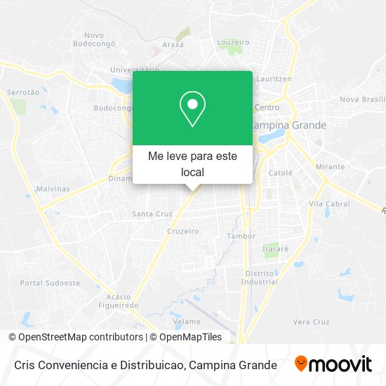 Cris Conveniencia e Distribuicao mapa