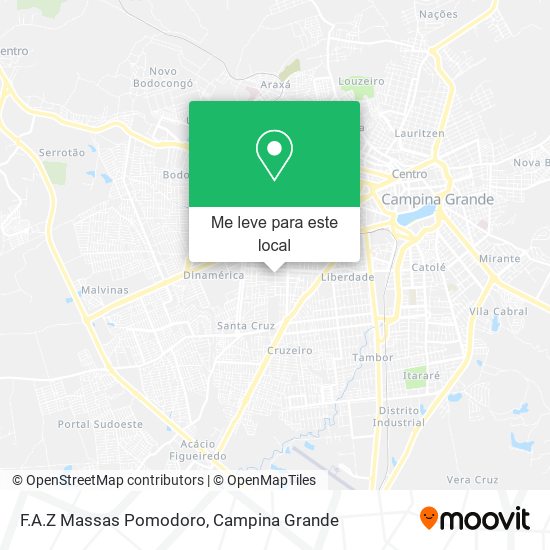 F.A.Z Massas Pomodoro mapa