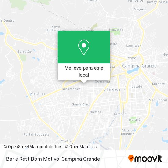 Bar e Rest Bom Motivo mapa