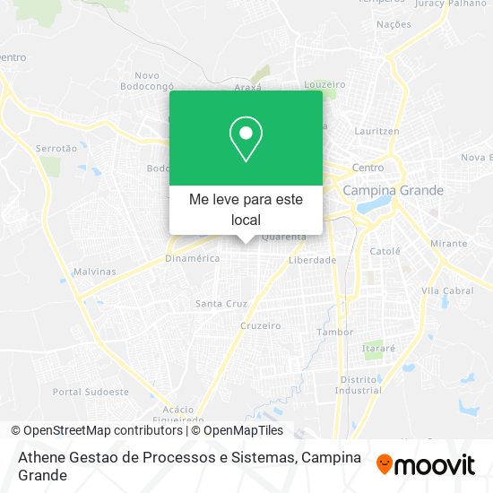 Athene Gestao de Processos e Sistemas mapa