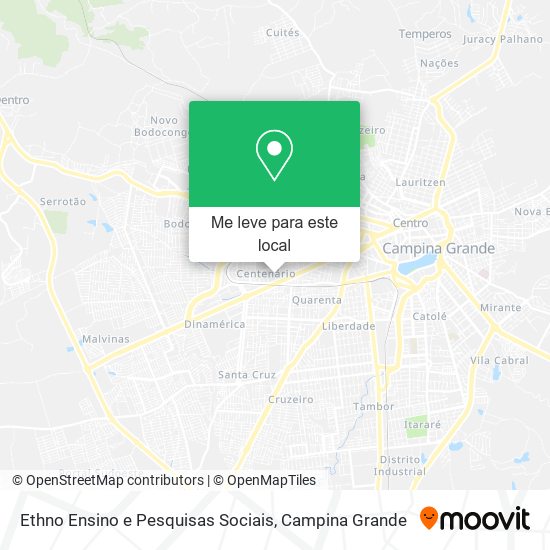 Ethno Ensino e Pesquisas Sociais mapa