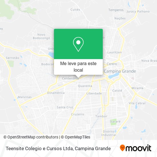 Teensite Colegio e Cursos Ltda mapa