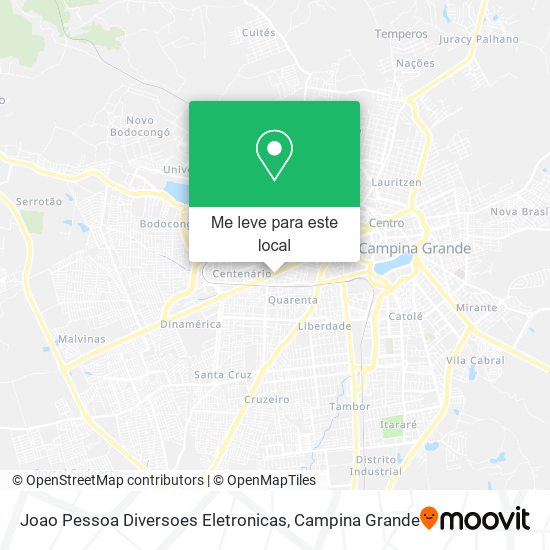 Joao Pessoa Diversoes Eletronicas mapa