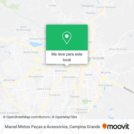 Maciel Motos Peças e Acessórios mapa