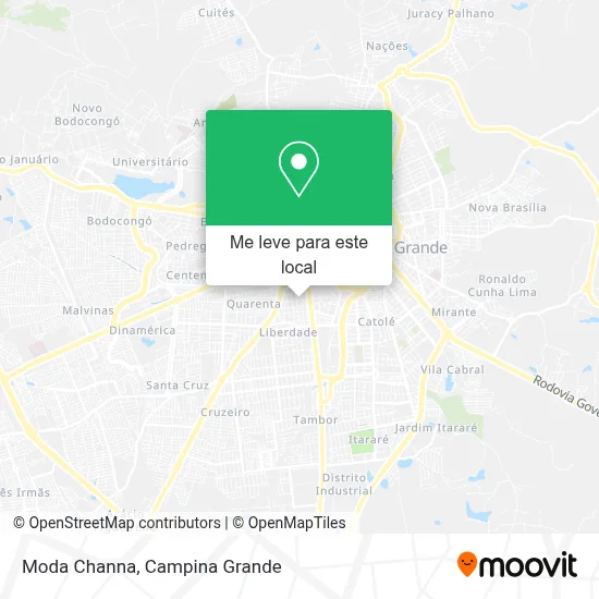 Moda Channa mapa