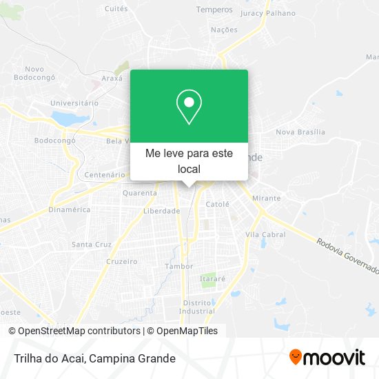 Trilha do Acai mapa