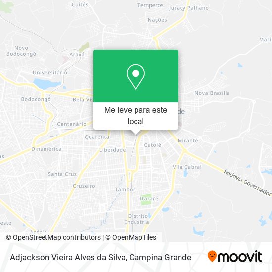 Adjackson Vieira Alves da Silva mapa