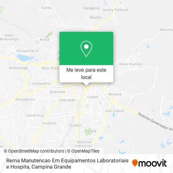 Rema Manutencao Em Equipamentos Laboratoriais e Hospita mapa