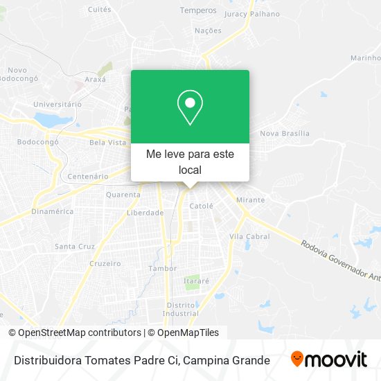 Distribuidora Tomates Padre Ci mapa