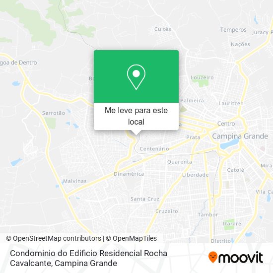 Condominio do Edificio Residencial Rocha Cavalcante mapa
