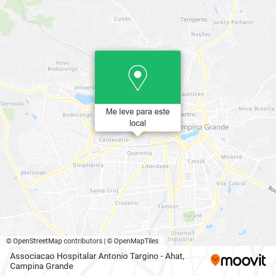 Associacao Hospitalar Antonio Targino - Ahat mapa
