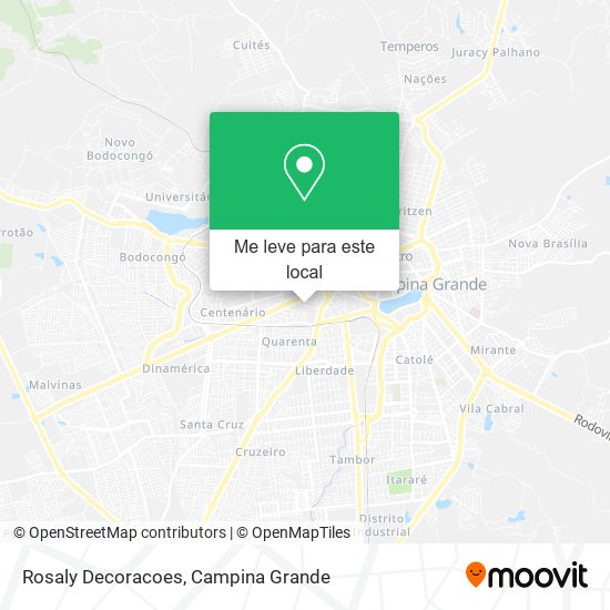 Rosaly Decoracoes mapa