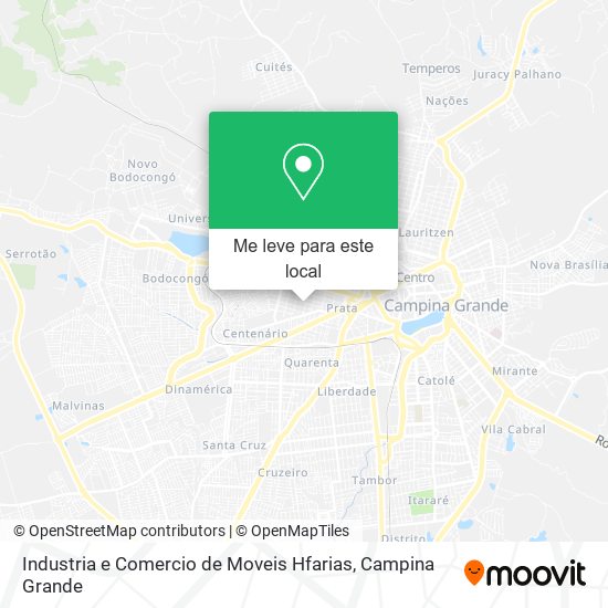 Industria e Comercio de Moveis Hfarias mapa