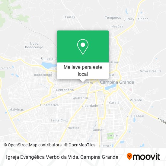 Igreja Evangélica Verbo da Vida mapa