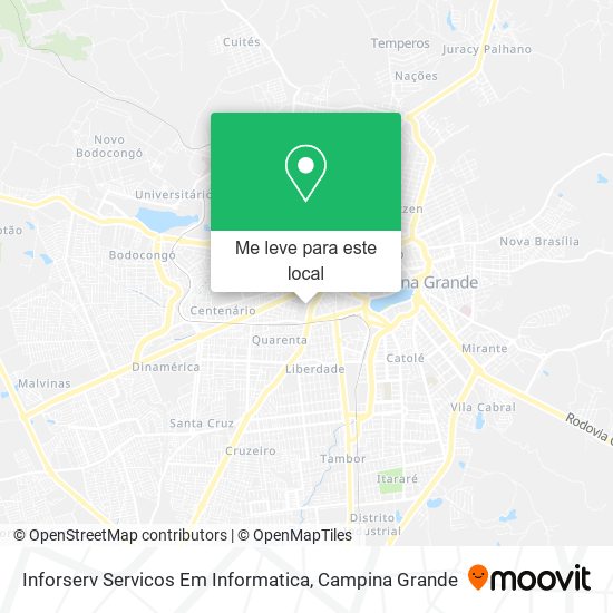 Inforserv Servicos Em Informatica mapa