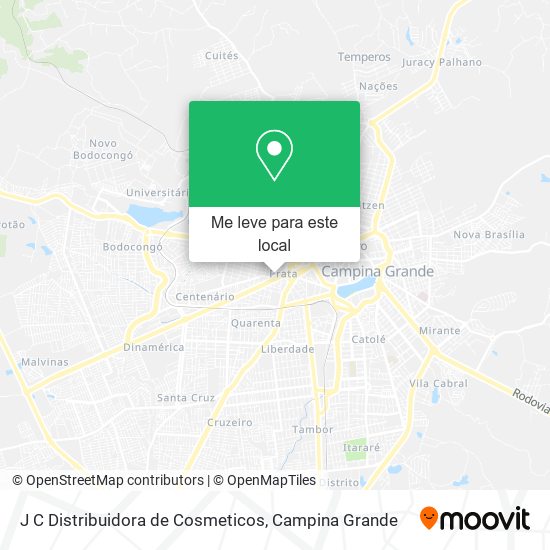 J C Distribuidora de Cosmeticos mapa