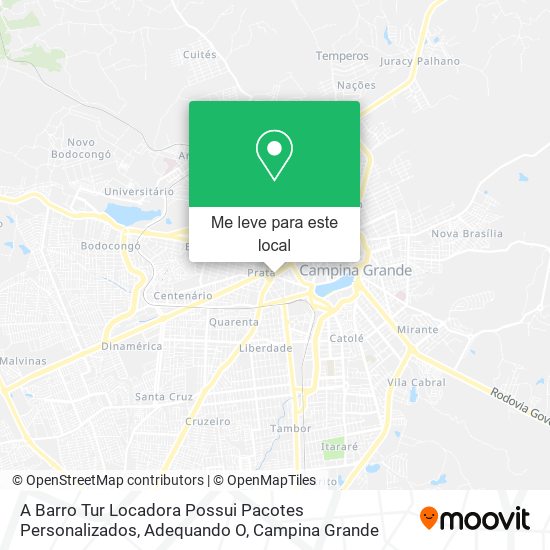 A Barro Tur Locadora Possui Pacotes Personalizados, Adequando O mapa