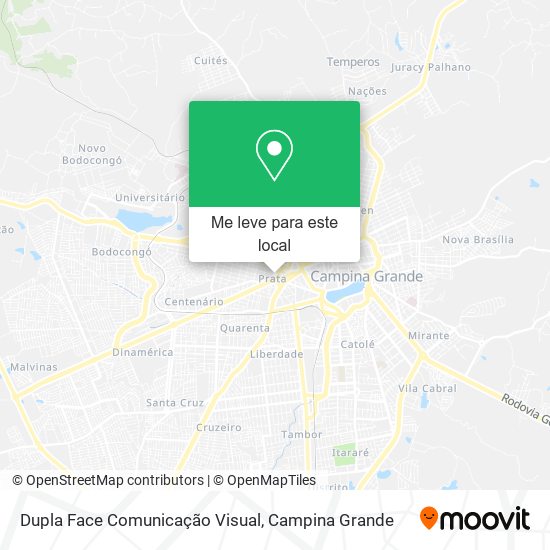 Dupla Face Comunicação Visual mapa