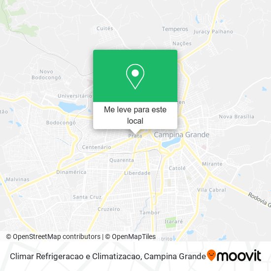 Climar Refrigeracao e Climatizacao mapa