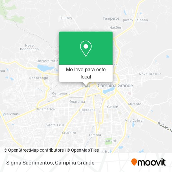Sigma Suprimentos mapa