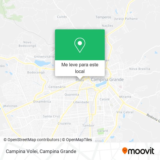 Campina Volei mapa