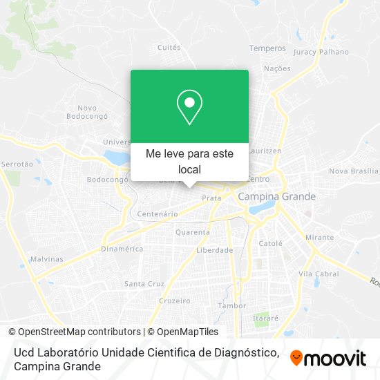 Ucd Laboratório Unidade Cientifica de Diagnóstico mapa