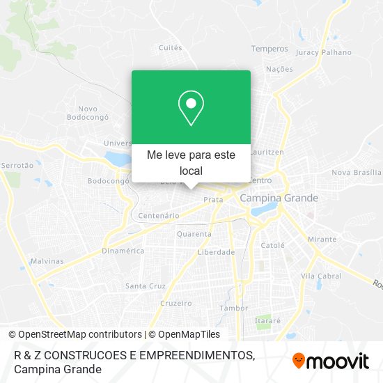 R & Z CONSTRUCOES E EMPREENDIMENTOS mapa