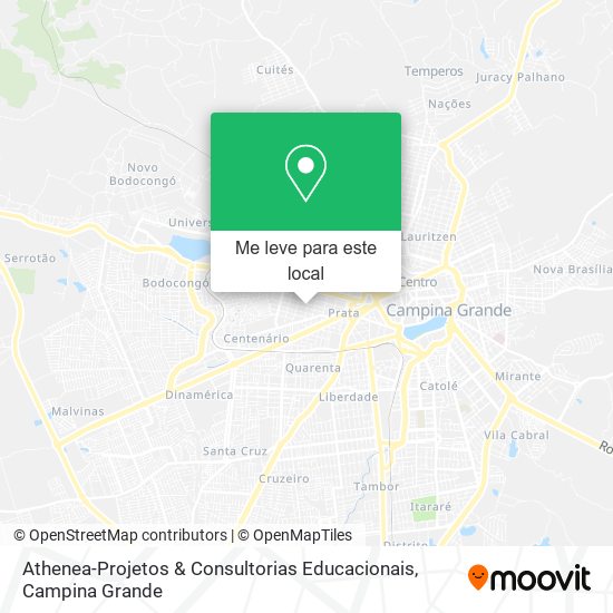 Athenea-Projetos & Consultorias Educacionais mapa