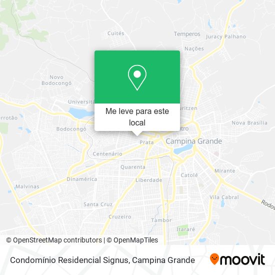 Condomínio Residencial Signus mapa