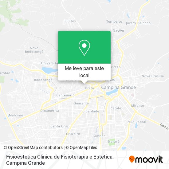 Fisioestetica Clinica de Fisioterapia e Estetica mapa