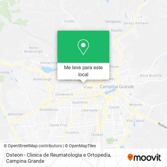 Osteon - Clinica de Reumatologia e Ortopedia mapa