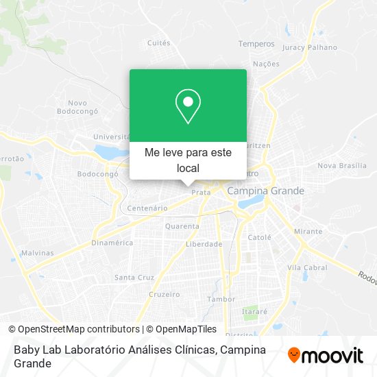 Baby Lab Laboratório Análises Clínicas mapa
