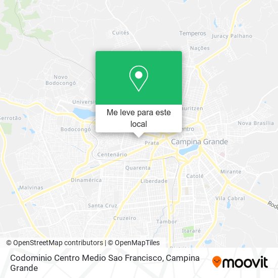 Codominio Centro Medio Sao Francisco mapa