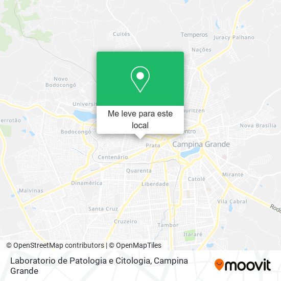 Laboratorio de Patologia e Citologia mapa