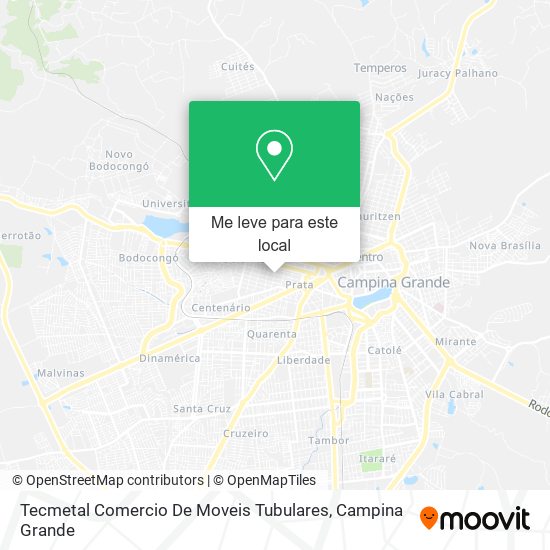 Tecmetal Comercio De Moveis Tubulares mapa