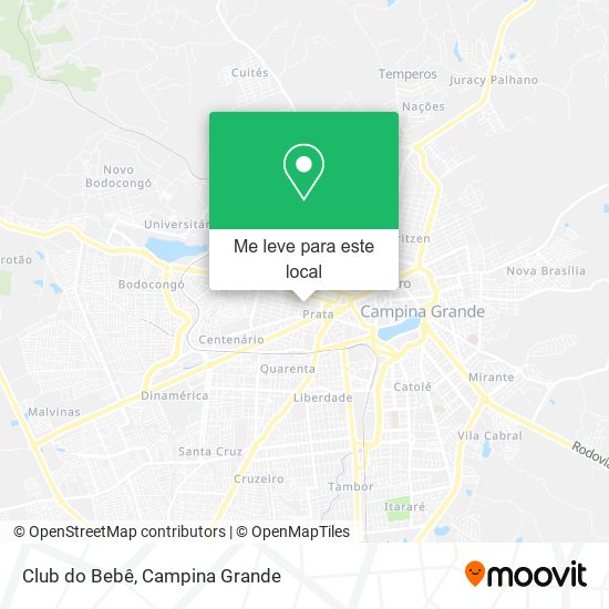 Club do Bebê mapa