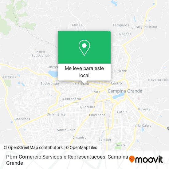 Pbm-Comercio,Servicos e Representacoes mapa