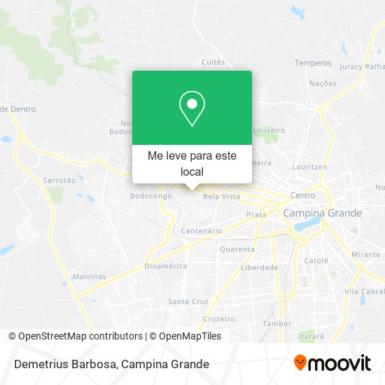 Demetrius Barbosa mapa