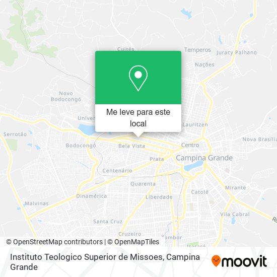 Instituto Teologico Superior de Missoes mapa