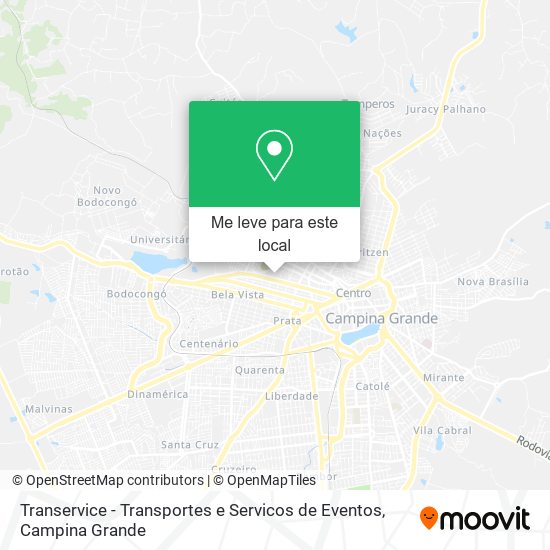 Transervice - Transportes e Servicos de Eventos mapa