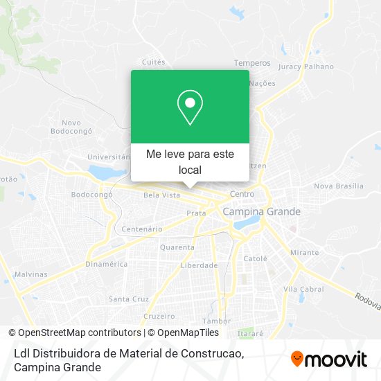 Ldl Distribuidora de Material de Construcao mapa